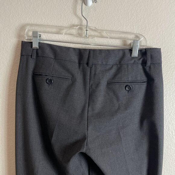 Theory Womens 8 Grey Wool Blend Dress Pants Straight Leg USA Office Career - Picture 9 of 10